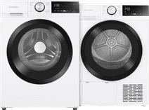 Wisberg WBWM1A4W9NB HygienicSteam + Wisberg WBDR1BW9NB SwiftDry 9kg washing machine with steam function