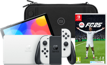 Nintendo Switch OLED Wit + EA Sports FC 25 + BlueBuilt Beschermhoes Nintendo Switch