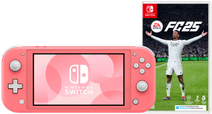 Nintendo Switch Lite Koraal + EA Sports FC 25 Nintendo Switch