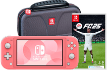 Nintendo Switch Lite Coral + EA Sports FC 25 + Bigben Travel Case Nintendo Switch Lite console