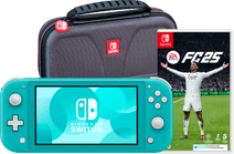 Nintendo Switch Lite Turquoise + EA Sports FC 25 + Bigben Beschermtas Nintendo Switch