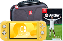 Nintendo Switch Lite Geel + EA Sports FC 25 + Bigben Beschermtas Nintendo Switch