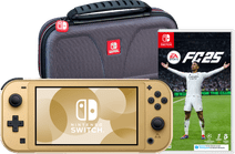 Nintendo Switch Lite Zelda Edition + EA Sports FC 25 + Beschermtas Nintendo Switch