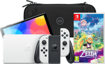 Nintendo Switch OLED Wit + Zelda: Echoes of Wisdom + BlueBuilt Beschermhoes Nintendo Switch