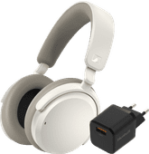 Sennheiser Accentum Plus Wireless White + BlueBuilt Quick Charge Charger USB-A Port 18W Black Sennheiser headphones