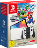 Nintendo Switch OLED + Mario Wonder + 12 maanden Nintendo Switch Online Gaming cadeau