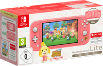 Nintendo Switch Lite Koraal + Animal Crossing + 12 maanden Nintendo Switch Online Handheld gaming console