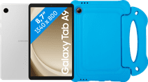 Samsung Galaxy Tab A9 8.7 inches 64GB WiFi Silver + BlueBuilt Kids Cover Blue Samsung Galaxy Tab A