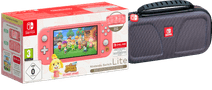 Nintendo Switch Lite Koraal + Animal Crossing + Nintendo Switch Online + Beschermhoes Nintendo Switch