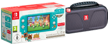 Nintendo Switch Lite Turquoise + Animal Crossing + Nintendo Switch Online + Beschermhoes Handheld gaming console