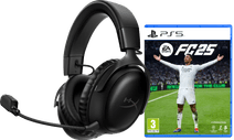 HyperX Cloud III Sans Fil Noir + EA Sports FC 25 PS5 Casque gamer avec son surround pour PlayStation 5