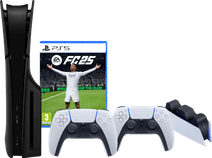 PS5 Slim Disc Edition + FC 25 + Covers Black + Extra Controller White + Charging Dock Buy console?