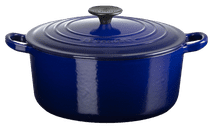 Le Creuset Signature Braadpan 24 cm Indigo Emaille pan