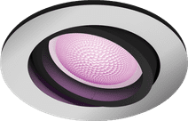 Philips Hue Centura Recessed Spot Light White and Color Round Aluminum Smart light including fixture