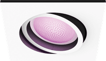 Philips Hue Centura Recessed Spot Light White and Color Square White Smart light including fixture
