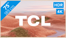 TCL 75A300W NXTFRAME TCL Next Frame tv