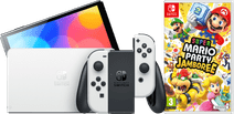 Nintendo Switch OLED White + Mario Party Jamboree Nintendo Switch OLED