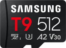 Samsung MicroSDXC T9 512GB 200MB/s Geheugenkaart