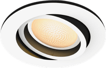 Philips Hue Milliskin Recessed Spot Light White Ambiance Round White Philips Hue recessed spot light