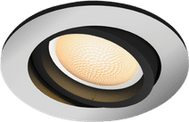 Philips Hue Milliskin Recessed Spot Light White Ambiance - Round - Aluminum Smart light including fixture