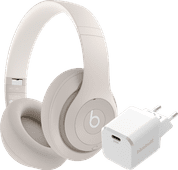 Beats Studio Pro Crème + BlueBuilt Power Delivery Chargeur avec Port USB-C 20 W Blanc Casque audio Beats