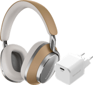 Bowers & Wilkins Px8 Brun + BlueBuilt Power Delivery Chargeur avec Port USB-C 20 W Blanc Casque audio pour le bureau