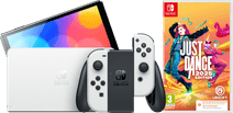 Nintendo Switch OLED Wit + Just Dance 2025 Nintendo Switch