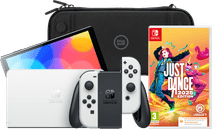 Nintendo Switch OLED Wit + Just Dance 2025 + BlueBuilt Beschermhoes Nintendo Switch