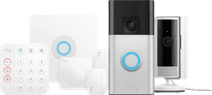 Ring Alarm System + Indoor Cam + Battery Video Doorbell Nickle 