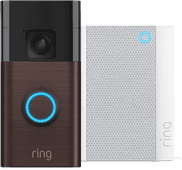 Ring Battery Video Doorbell bronze + Chime Ring wireless doorbell