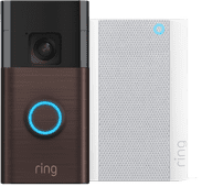 Ring Battery Video Doorbell Brons + Chime Pro Ring Bundel