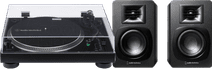 Audio Technica AT-LP120XUSB + Audio-Technica ATH-SP3X Zwart USB plaatspelers