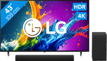 LG 43QNED80T6A (2024) + LG DS40T TV QLED de taille moyenne