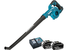 Makita DUB186Z 18V 5,0 Ah Accu (2x) Starterspakket Accu bladblazer