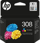 HP 308 Cartridges 3 Kleuren Pack Inktpatronen voor HP Envy printers