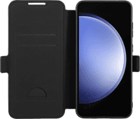 BlueBuilt Book Case Samsung Galaxy S24 FE Leather Black BlueBuilt case for Samsung