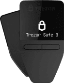 Trezor Safe 3 - Cosmic Black Portefeuille matériel Trezor
