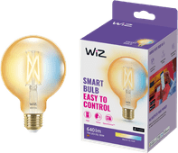 WiZ Globe Filament - Warm tot Koelwit Licht - E27 - Goud Smart lamp