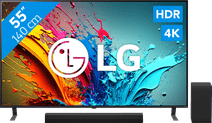 LG 55QNED85T6C (2024) + LG DS40T Edge lit local dimming televisie