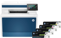 HP Color LaserJet Pro MFP 4302fdw + 1 Set de Toners XL Supplémentaires 