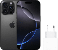 Apple iPhone 16 Pro 256GB Black Titanium + Apple Snellader Apple aanbieding