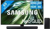 Samsung Neo QLED 4K 65QN90D (2024) + Samsung HW-Q60C (2023) TV Samsung avec une télécommande One Remote