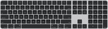 Apple Magic Keyboard avec Pavé Numérique et Touch ID (2024) Noir AZERTY Clavier Apple