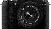 Fujifilm X-M5 Zwart + XC 15-45mm f/3.5-5.6 OIS PZ Systeemcamera voor op vakantie