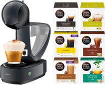 Krups Nescafe Dolce Gusto Infinissima Cosmic Grey + 96 Capsules Koffie cadeau