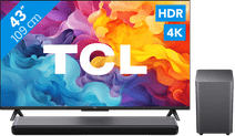 TCL 4K LED 43P61B + TCL S55H 2.1 Soundbar TCL TV and soundbar bundle
