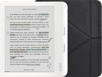 Kobo Libra Colour Blanc + BlueBuilt Book Case Noir Liseuse avec filtre anti-lumière bleue