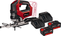 Einhell TP-JS 18/135 Li BL Solo 4,0 Ah Accu (2x) Starterspakket Accu decoupeerzaag