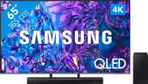 Samsung QLED 4K 65Q74D (2024) + Samsung HW-B530 (2022) Télévision avec Ambient Mode