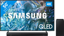 Samsung QLED 4K 50Q64D (2024) + Samsung HW-B530 (2022) TV Samsung avec une télécommande One Remote